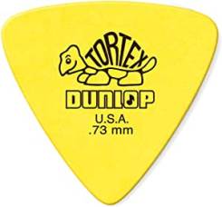 kostka gitarowa DUNLOP TORTEX TRIANGLE (yellow) .73mm 