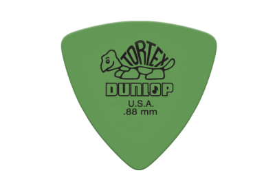 kostka gitarowa DUNLOP TORTEX TRIANGLE (green) 0.88mm 