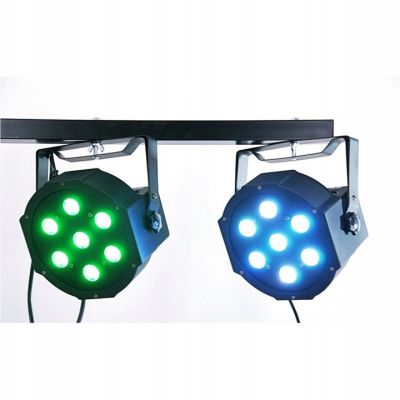 Reflektor LIGHT4ME FLAT TRI PAR 7x9W RGB LED slim - 3