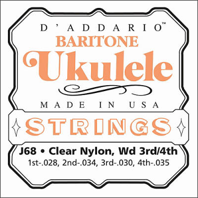 D'addario J68 - Struny do ukulele barytonowego