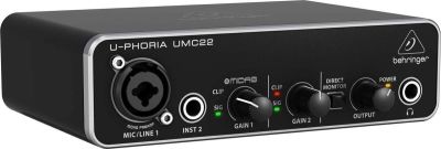 Behringer UMC22 U-phoria - interfejs audio - 2