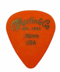 Kostka gitarowa 0,5mm Dark Red Martin