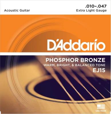 D'addario EJ15-Struny do gitary akustycznej