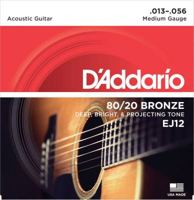 D'addario EJ12-Struny do gitary akustycznej