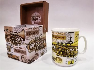 Kubek  muzyczny - skrzypce saxofon gitara trąbka - 3