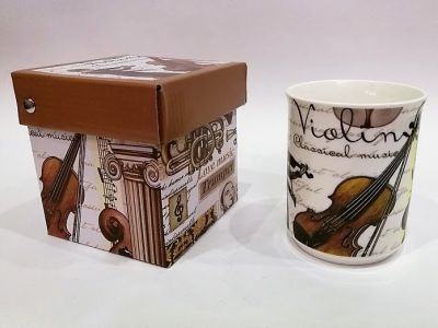 Kubek  muzyczny - skrzypce saxofon gitara trąbka - 4