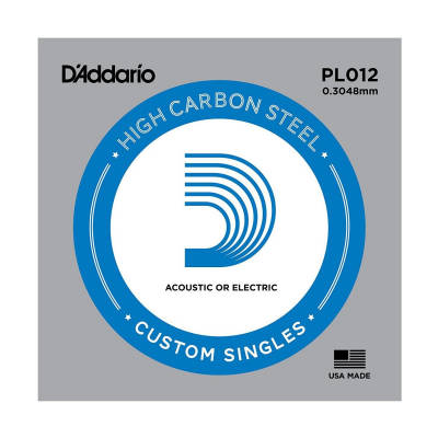 D'Addario PL012 struna do gitary elektrycznej lub akustycznej 
