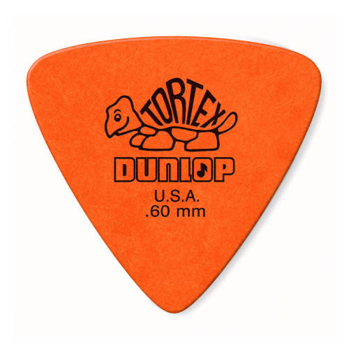 kostka gitarowa DUNLOP TORTEX TRIANGLE (orange) 0.60mm 