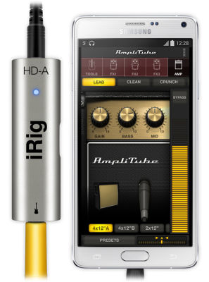 iRig HD–A jest pierwszym 24–bitowym interfejsem audio wysokiej jakości