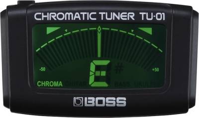 BOSS TU-01 Clip-On Chromatic Tuner