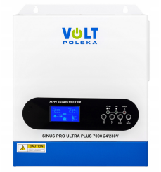 SINUS PRO ULTRA PLUS 7000 24/230V (3500/7000W) Wi-Fi + 100A MPPT (60-500V) INWERTER SOLARNY