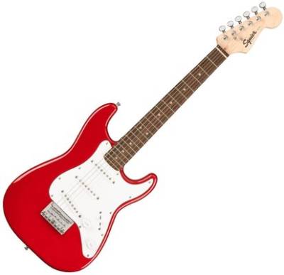 Squier Mini Stratocaster LRL Dakota Red - Gitara elektryczna 3/4