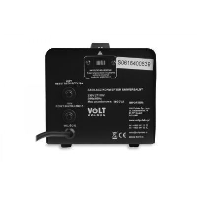 VP 1000 230VAC/110VAC KONWERTER NAPIĘCIA - 2