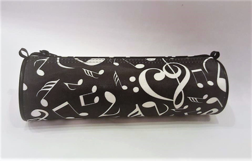 Zebra Music piórnik 'tuba' w nuty 