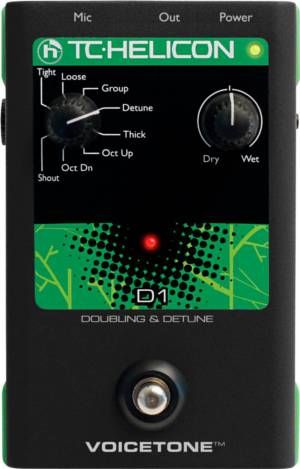 TC Helicon VoiceTone D1  Doubling & Detune