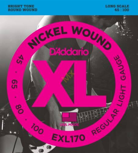 D'addario EXL170-Struny do gitary basowej