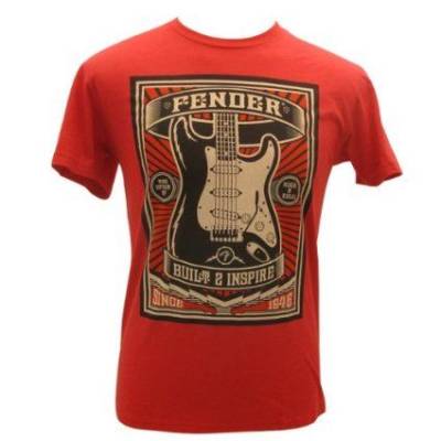 Fender RED T-shirt rozm.S