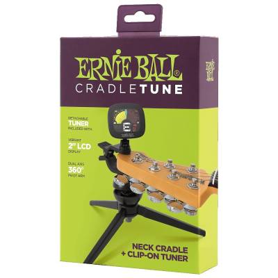 Ernie Ball 4113 tuner elektroniczny ze statywem CRADLE TUNE