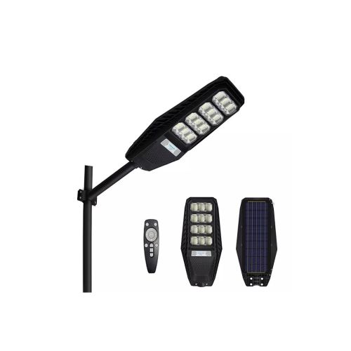 PIONEER 240W LAMPA SOLARNA + PANEL 15W + 18000mAh + PILOT I CZUJNIK RUCHU