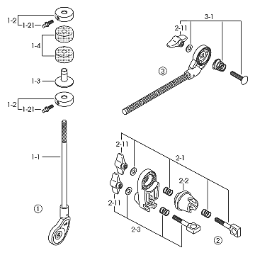 TAMA  CSA30E Cymbal stacker przedłużka do talerzy