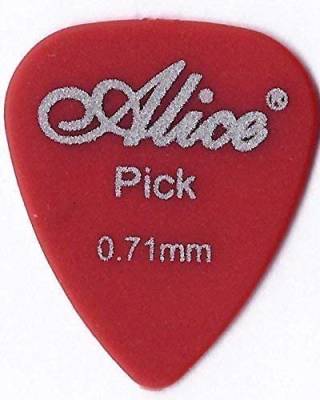 Kostka do gry na gitarze ALICE czerwona .71mm