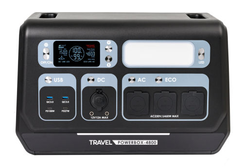 TRAVEL POWERBOX 4800 (2400W) 2048Wh PRZENOŚNA STACJA ZASILANIA