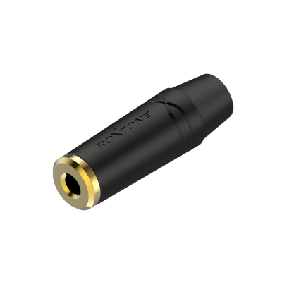 Gniazdo Jack 3,5mm na kabel Roxtone RMJ3FPP-BLACK