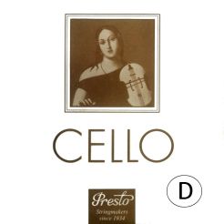 Pojedyncza struna D do wiolonczeli 4/4