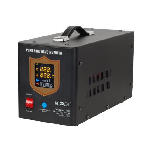 Zasilacz awaryjny KEMOT PROsinus-1000 przetwornica 12V 230V 1000VA/700W