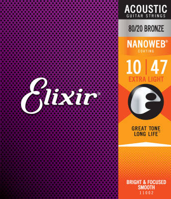 Elixir 11002 <10-47> Nanoweb 80/20 Bronze