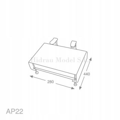 Hidrau AP-22 - Podnóżek do pianina - 3