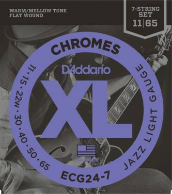 D'addario ECG24-7-Struny do gitary elektrycznej