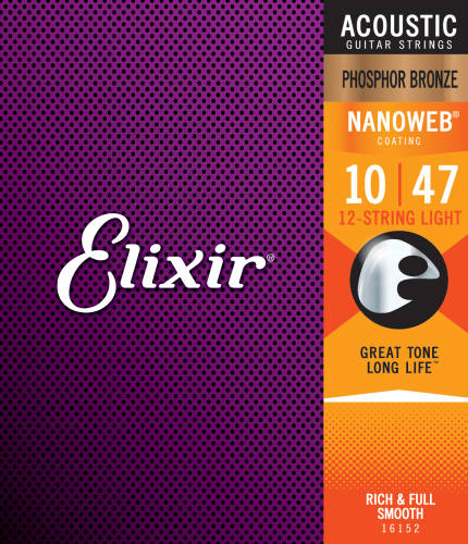 Elixir 16152 <10-47> <10-27> Nanoweb Phosphor Bronze