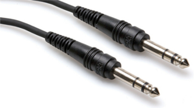 Hosa CSS-103 - Kabel TRS 6.35mm - TRS 6.35mm, 0.91m (jack stereo -jack stereo)