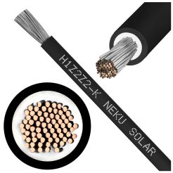 Kabel solarny H1Z2Z2-K PV1-F 1,0/1,5kV 6 czarny LSOH zewnętrzny