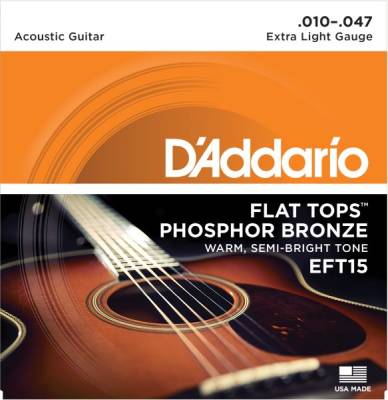 D'addario EFT15-Struny do gitary akustycznej