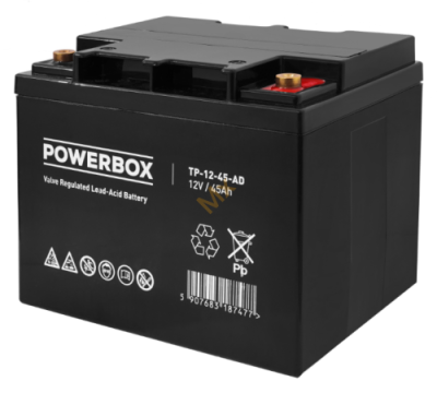 ZESTAW KEMOT Przetwornica PROsinus-1500 24V 230V  + 2 Akumulatory Powerbox AGM 12V 65Ah+ kabel - 4
