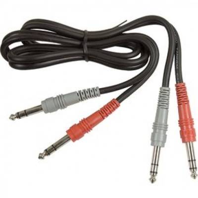 Hosa CSS-203 - Kabel 2x TRS 6.35mm - 2x TRS 6.35mm, 3m (2x jack stereo - 2x jack stereo)