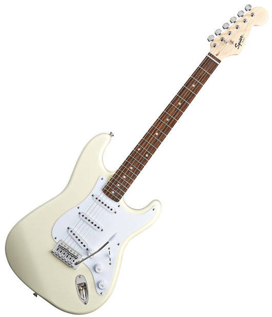 Squier Bullet® Stratocaster® W Tremolo Rosewood Fingerboard Arctic White