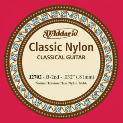 Struna nylonowa B2 do gitary klasycznej D'Addario Classic Nylon J2702