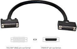 ALVA AES25T-25Y05 - D-Sub25m Tascam - D-Sub25f Yamaha 0.5m