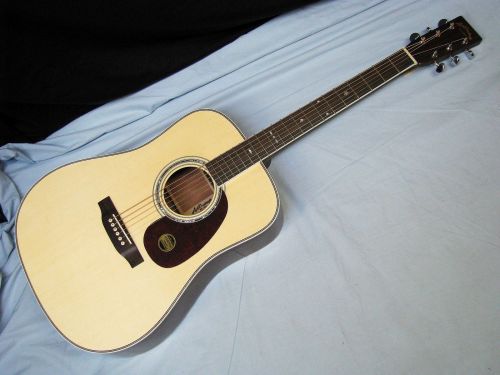 Aria AD-65 N - Gitara akustyczna Dreadnought Lity świerk