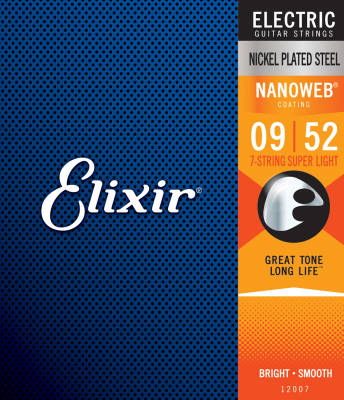 Elixir 12007 <9-52> 7-String Nanoweb 