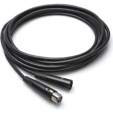 Hosa MBL-125 - Kabel mikrofonowy ECONOMY XLRf - XLRm, 7.6m