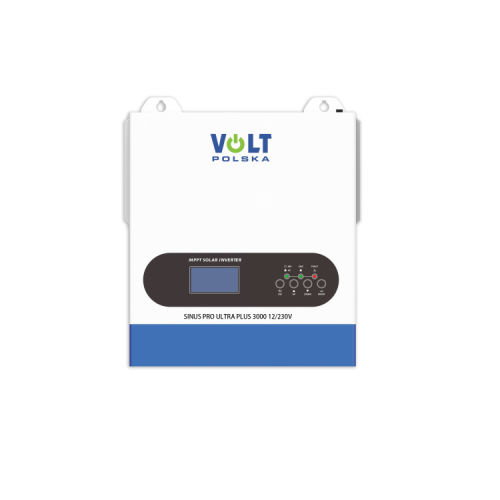 SINUS PRO ULTRA PLUS 3000 12/230V (1500/3000W) + 100A MPPT (30-500V) INWERTER SOLARNY