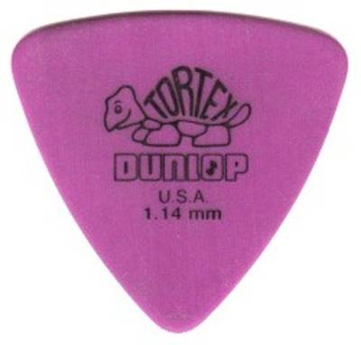 Kostka gitarowa DUNLOP TORTEX TRIANGLE (purple) 1.14mm