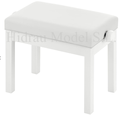 Hidrau X30 ława do pianina Biały Mat