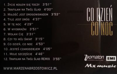 MARZENA BRZÓSTOWICZ Płyta 