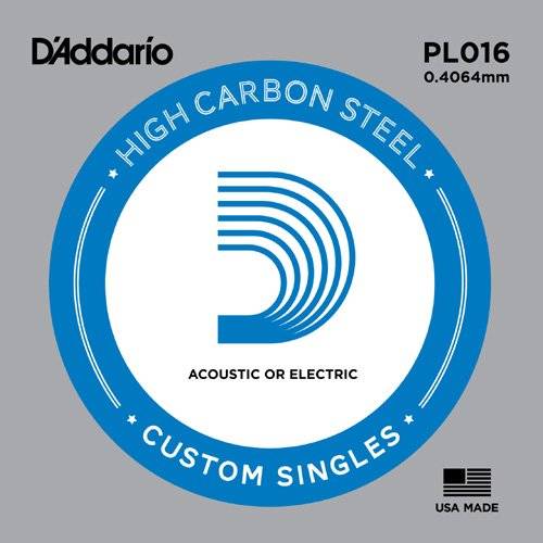 D'addario PL016 - struna .016 do gitary elektrycznej lub akustycznej