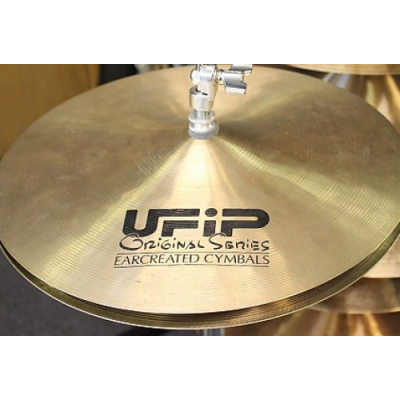 UFIP CYMBALS OS 14'' MEDIUM Hi-Hat ORIGINAL HATS  - 2